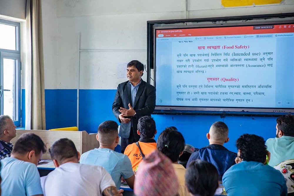 महानगरले दियो साना तथा मध्यम भोजनालय सुधारका लागि क्षमता विकास तालिम