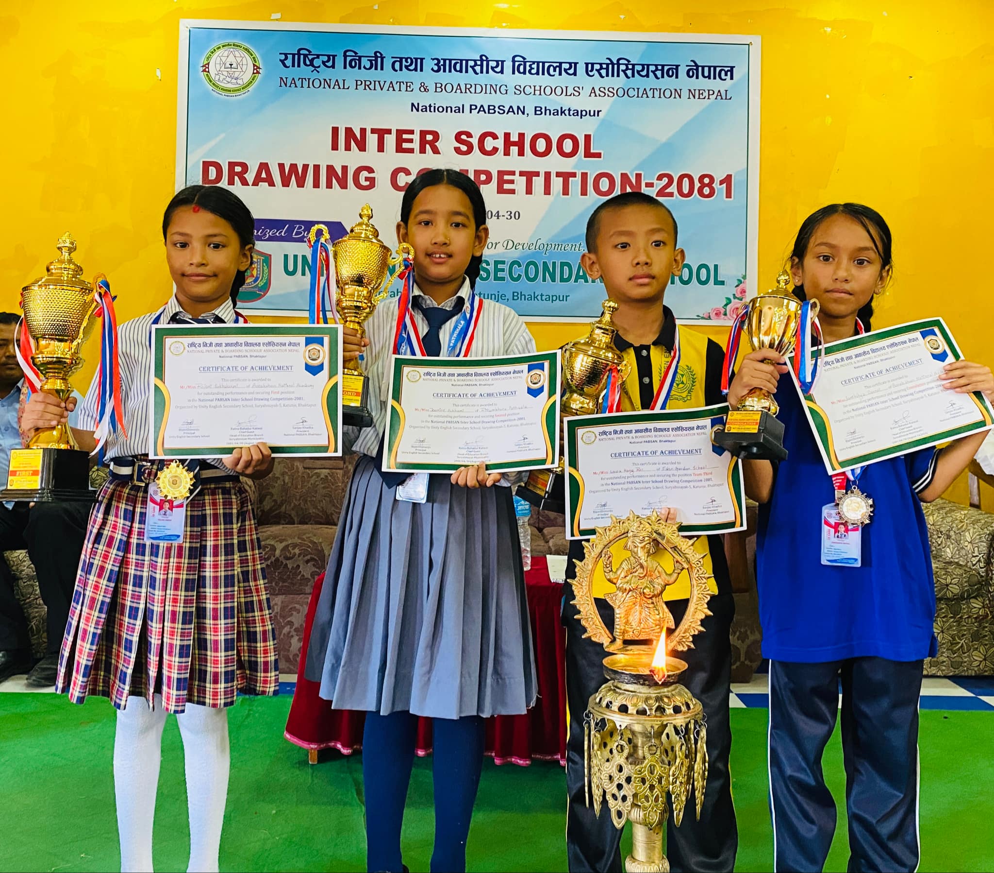 नेसनल प्याव्सन भक्तपुरको चित्रकला यूनिटी स्कुलको आयोजनामा सम्पन्न