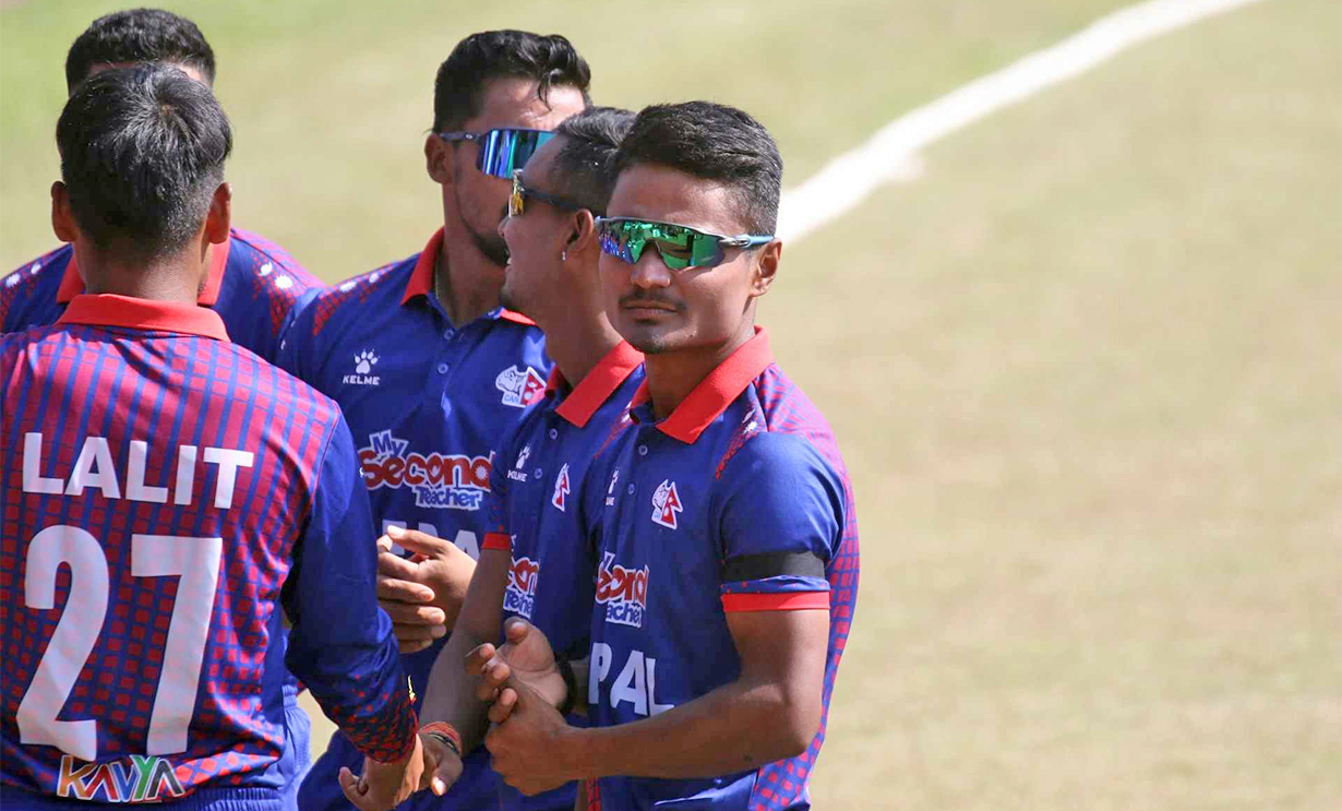 टप एन्ड टी-२० सिरिज : सोमपालको ५ विकेटमा नेपालको लगातार दोस्रो जित