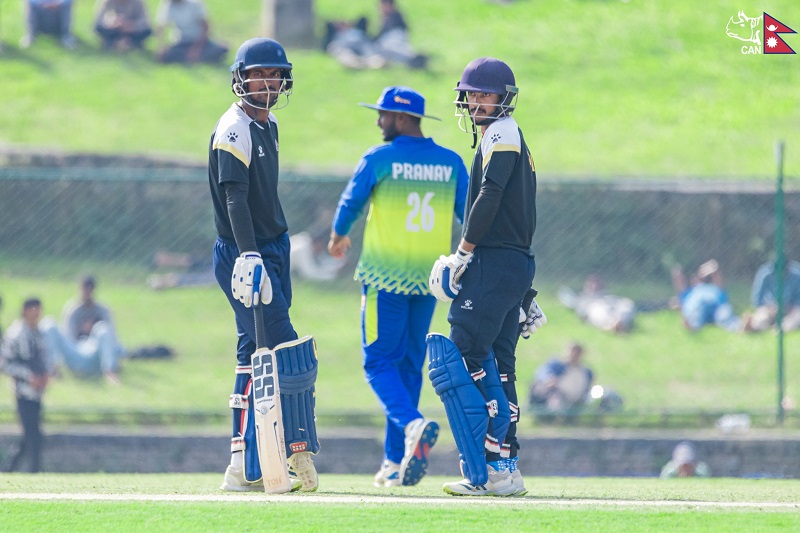 नेपाली युवा टाेलीले जित्यो कर्नाटकविरुद्धको सिरिज