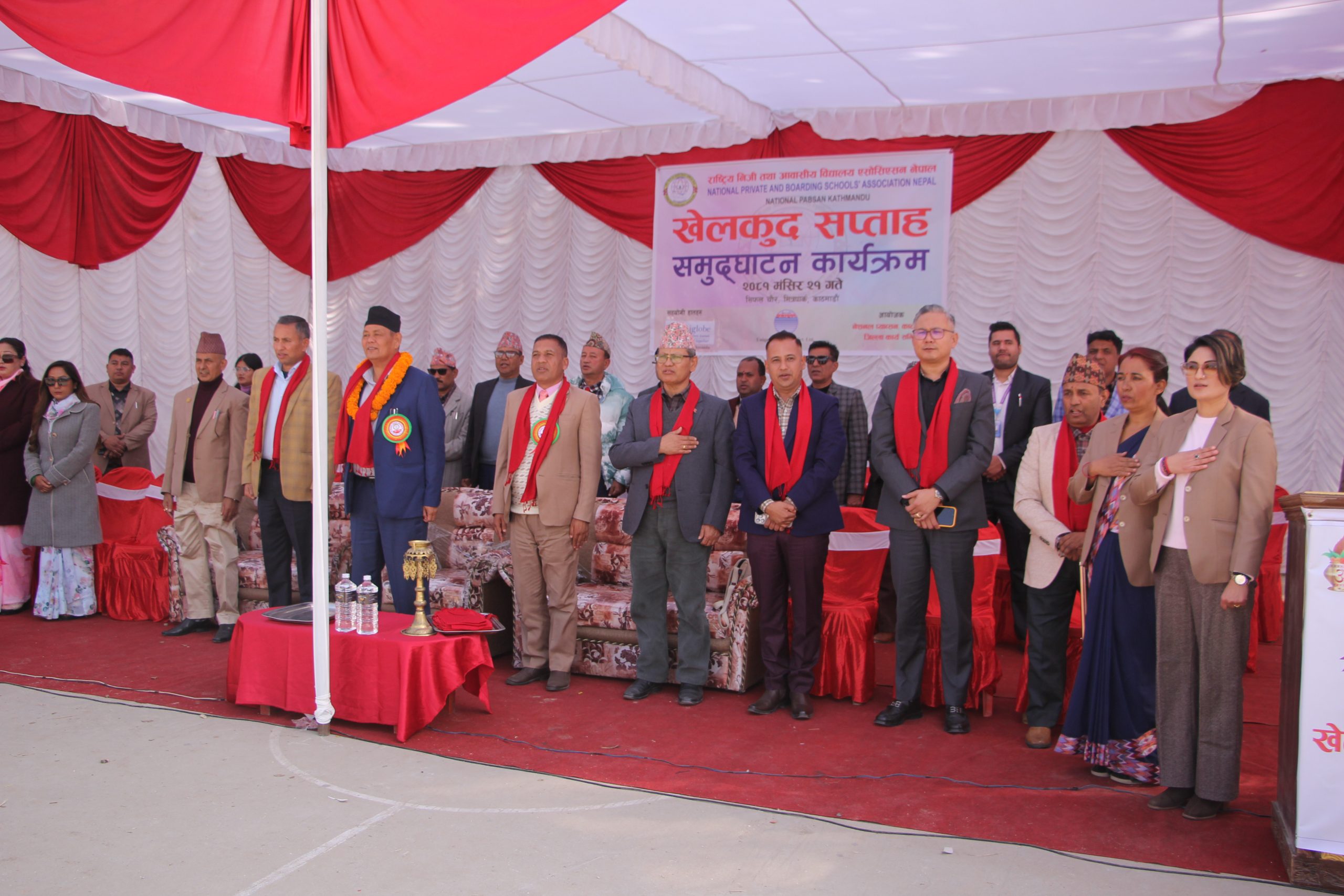 नेशनल प्याब्सन काठमाडौँको खेलकुद सप्ताहको सुभारम्भ, मार्च पासमा तीन विद्यालय उत्कृष्ट