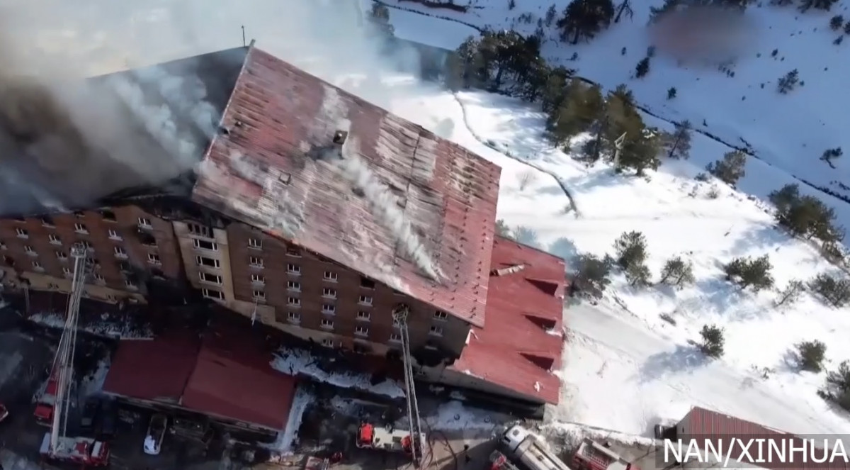 टर्कीको स्की रिसोर्टमा आगलागीबाट मृत्यु हुनेको संख्या ७८ पुग्यो, ११ पक्राउ