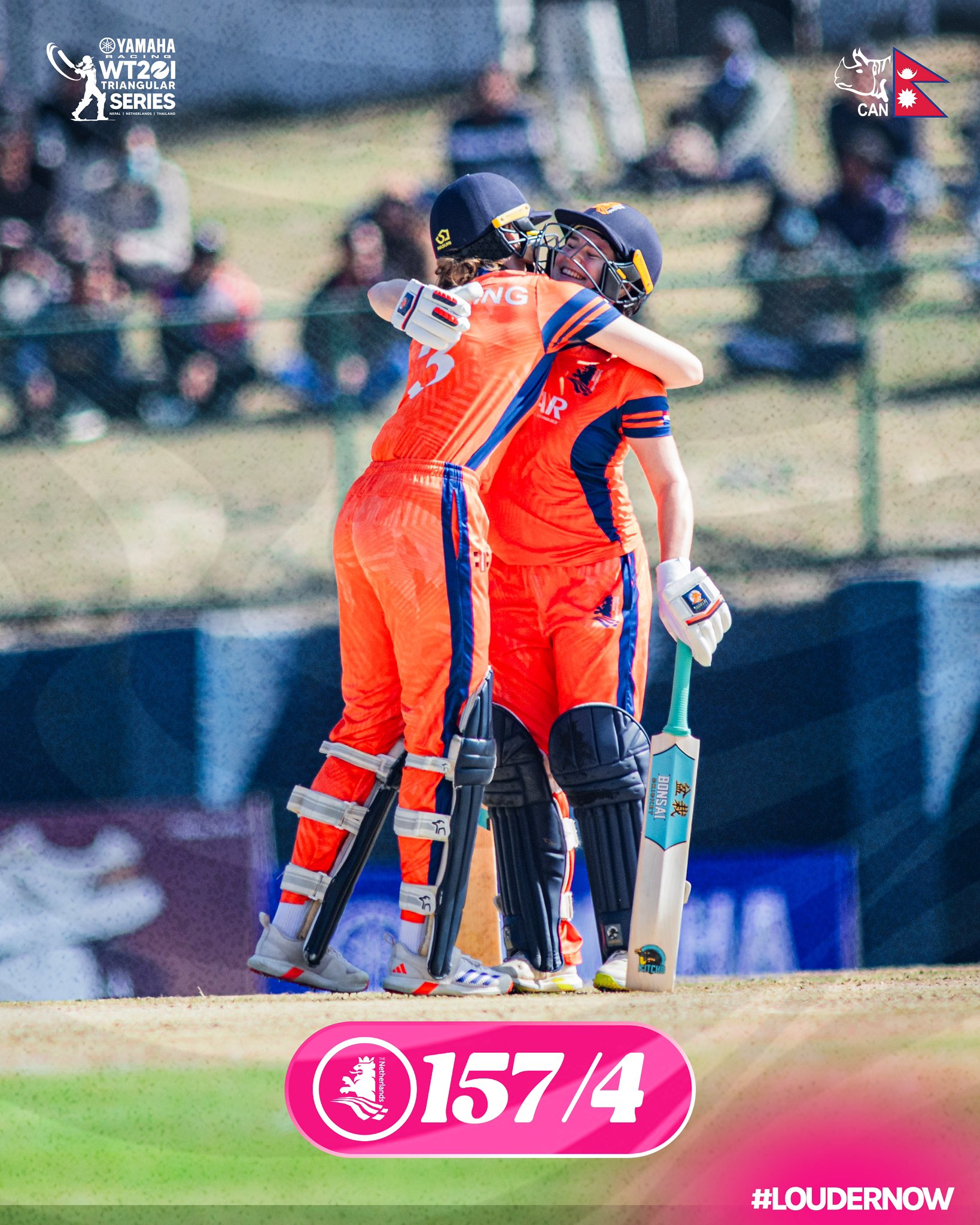 पहिलो खेलमा नेपाल नेदरल्यान्ड्ससँग २० रनले पराजित