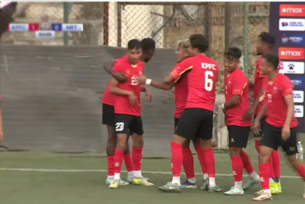 न्यूरोड टिमलाई हराउदै आयोजक केपी ओली एफसी सेमिफाइनलमा