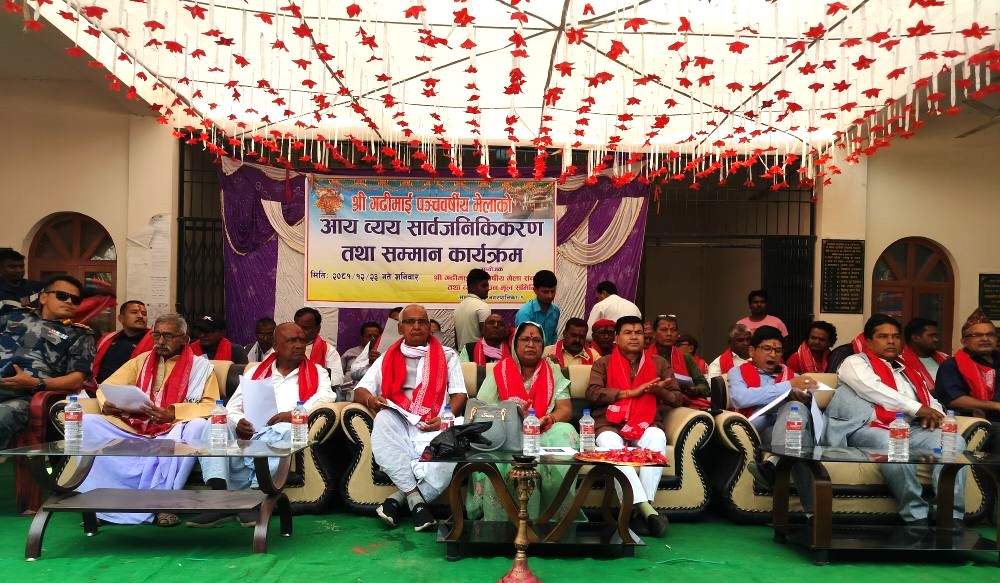 गढीमाई मेलाबाट १ करोड ८० लाखभन्दा बढी नगद आम्दानी