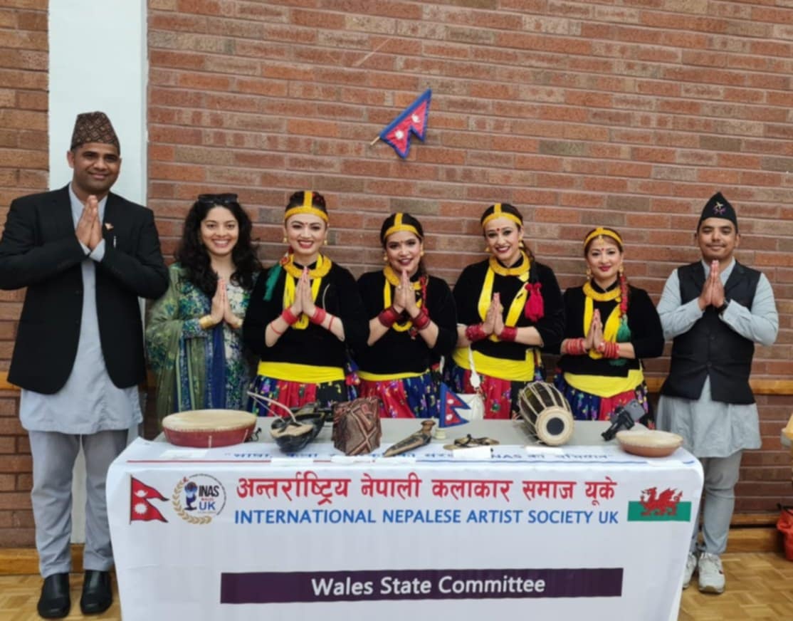 इनास वेल्सद्वारा दक्षिण एसियाली सांस्कृतिक कार्यक्रममा नेपाली संस्कृति र सम्पदाको आकर्षक प्रस्तुति