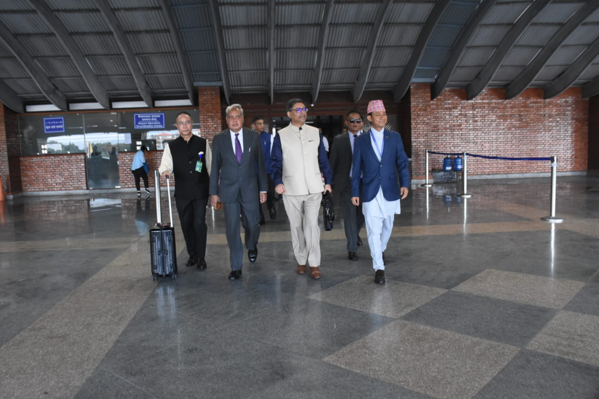 प्रधानमन्त्री ओलीको भारत भ्रमणको तयारी छलफलका लागि काठमाडौं आइपुगे भारतीय विदेश सचिव मिश्री