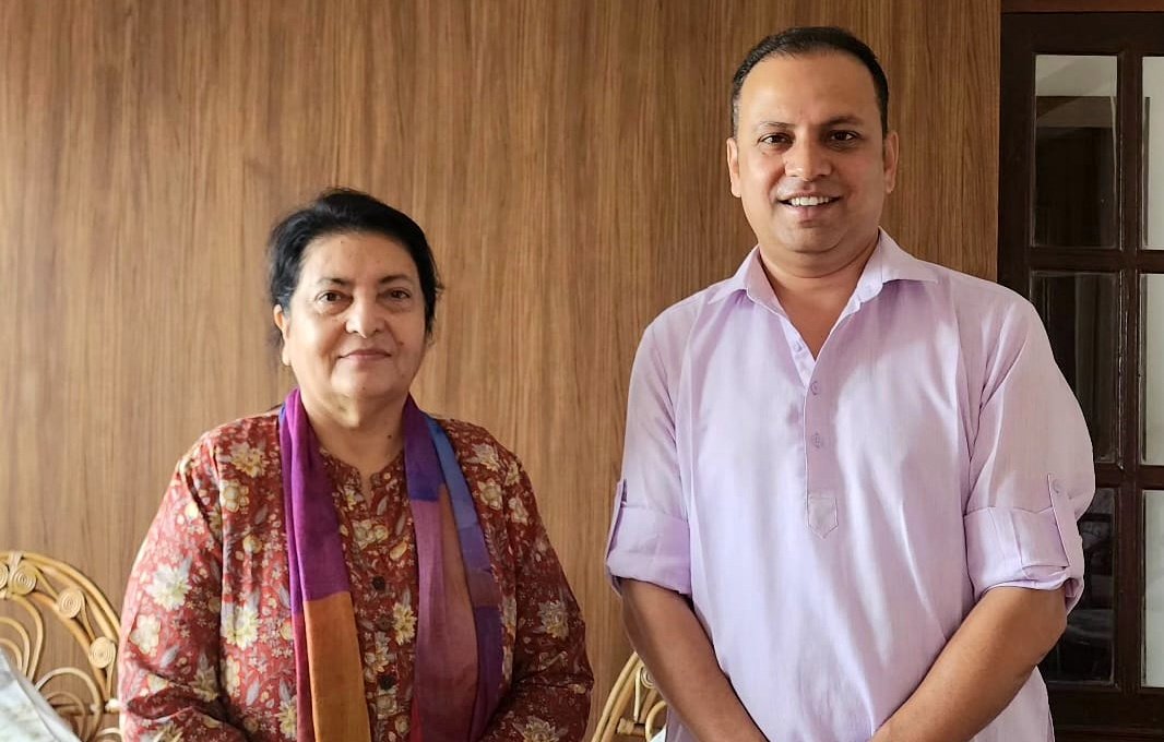 रास्वपाका प्रवक्ता मनिष झा पुर्वराष्ट्रपति भण्डारीलाई भेट्न किन पुगे ? रविबारे यस्तो भनिन् भण्डारीले !