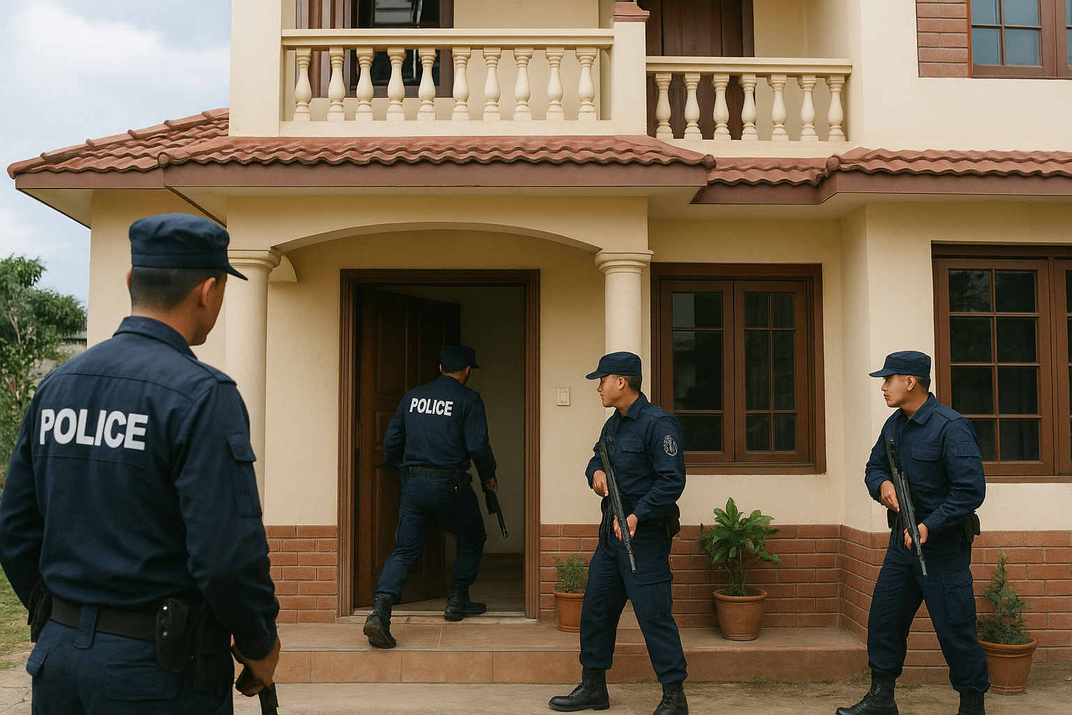 कांग्रेस सभापति देउवाका नातेदार भूषण राणाको घरमा प्रहरीको छापा