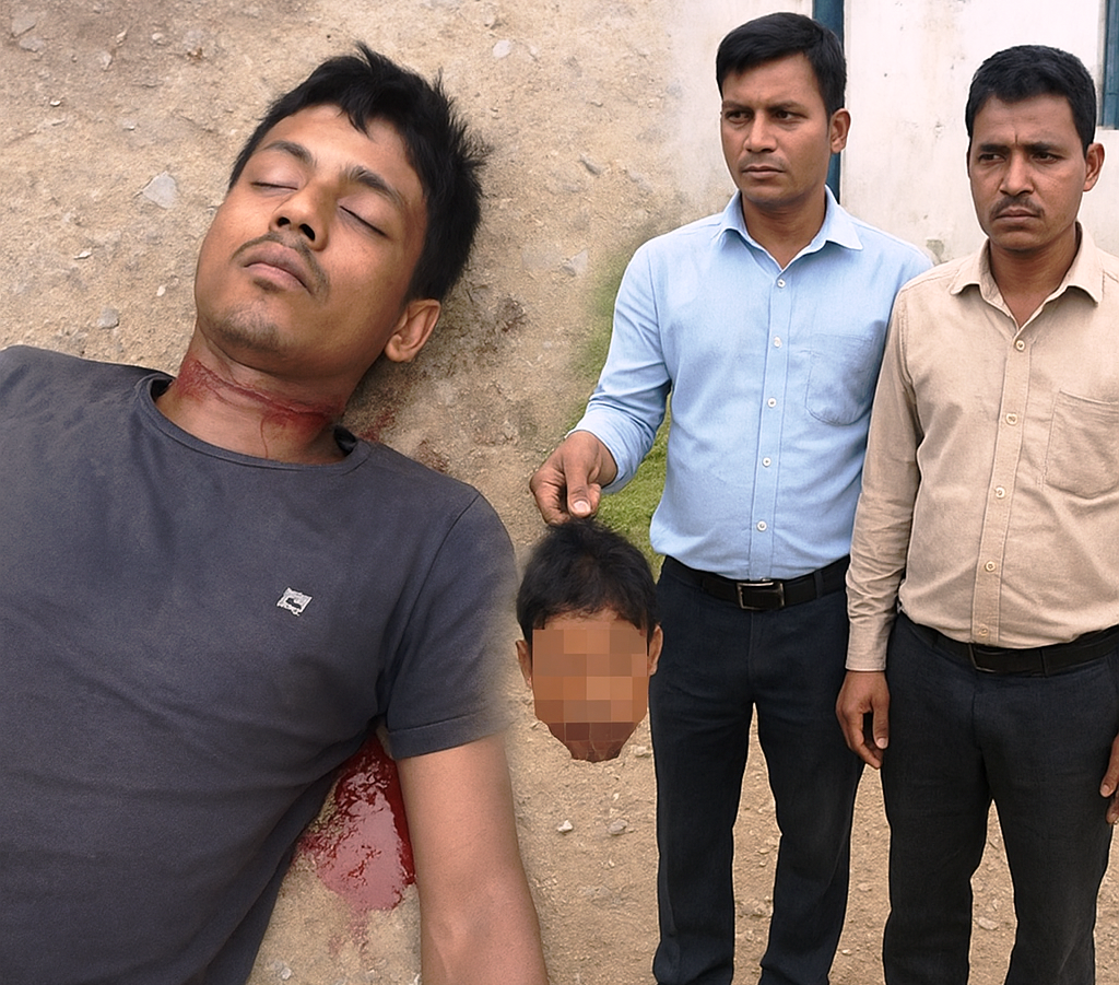 कैलालीमा विभत्स हत्या : युवकको टाउको बोकेर प्रहरी कार्यालय पुगे दुई युवक