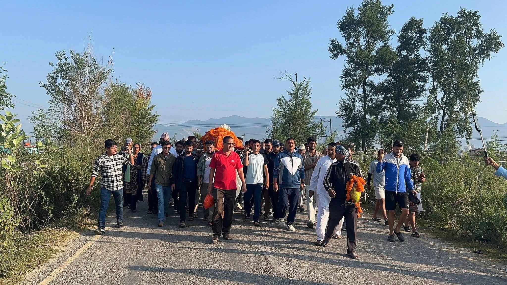 विपिन जोशीको राष्ट्रिय सम्मानका साथ अन्त्येष्टि