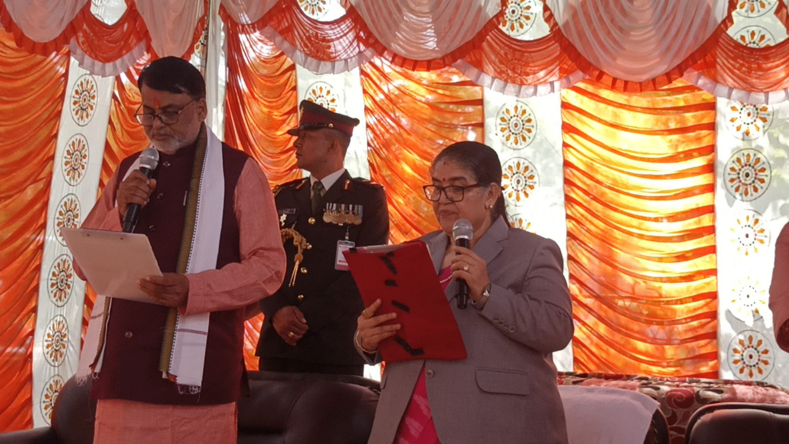 मधेशका नवनियुक्त मुख्यमन्त्री सोनलले लिए शपथ