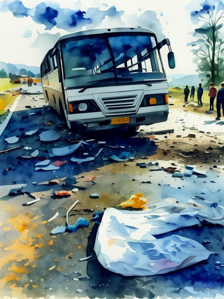 धनगढीबाट काठमाडौं आउँदै गरेको बस कपिलवस्तुमा दुर्घटना, एक जनाको मृत्यु