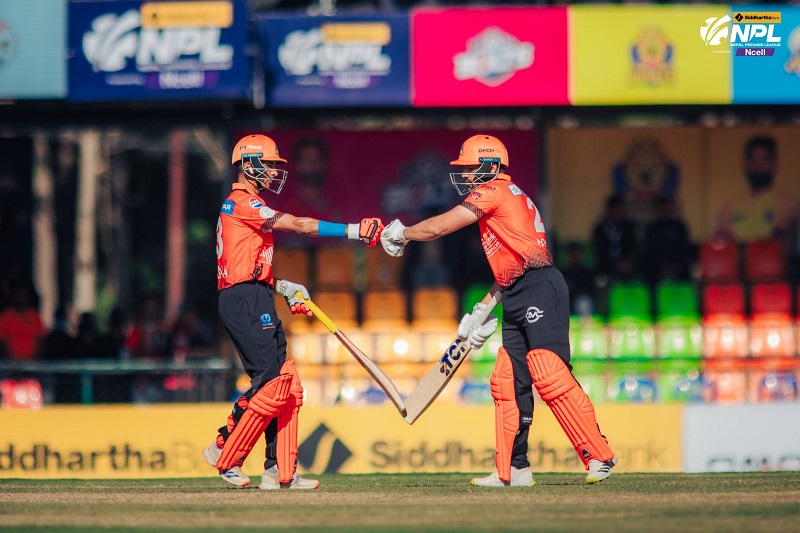चितवन राइनोजको विजयी सुरुआत, कर्णाली याक्स ४ विकेटले पराजित