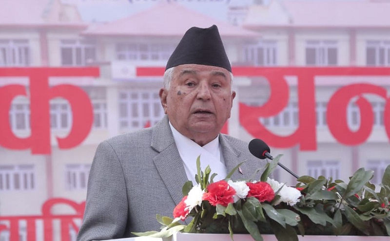 प्रतिनिधिसभा चुनाव सफल बनाउन सबै पक्षलाई सक्रिय भूमिका निभाउन राष्ट्रपतिको आह्वान