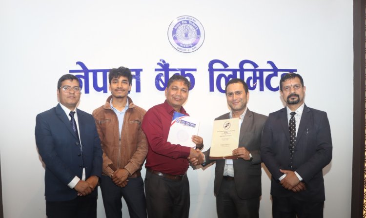 नेपाल बैंक लिमिटेड र ताजा बेकरी उद्योगबीच छुट सम्बन्धी सम्झौतामा हस्ताक्षर